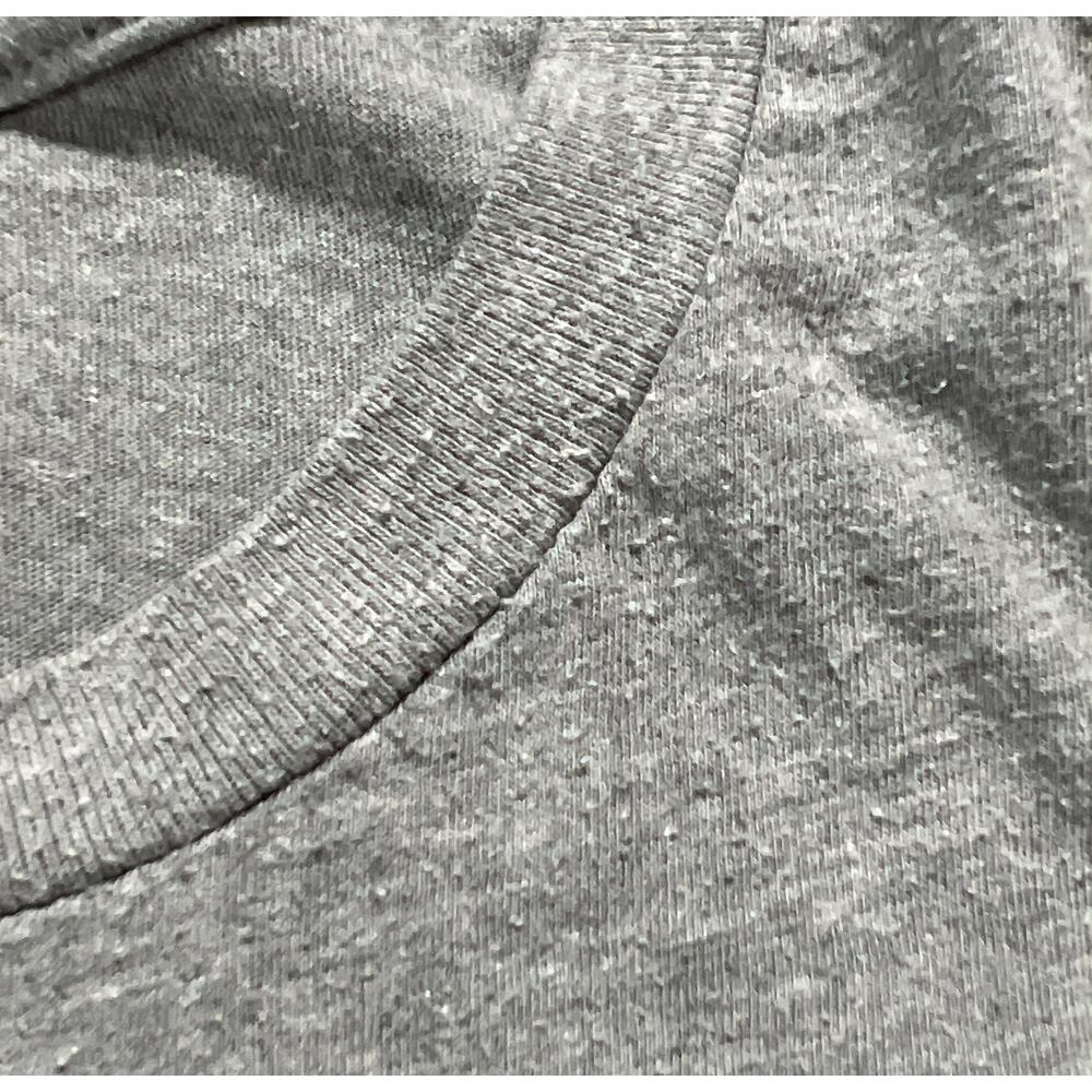 Next Level Apparel Gray Graphic T Shirt Bird Symbol Heather Gray Short Sleeve - Picture 5 of 12
